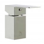ALFI brand Deck Mounted Tub Filler and Square Hand Held Shower Head