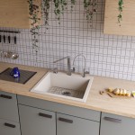 ALFI brand Biscuit 24" Drop-In Single Bowl Granite Composite Kitchen Sink