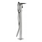 ALFI brand AB2475-PC Polished Chrome Single Hole Floor Mounted Tub Filler