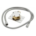 ALFI brand AB2475-PC Polished Chrome Single Hole Floor Mounted Tub Filler