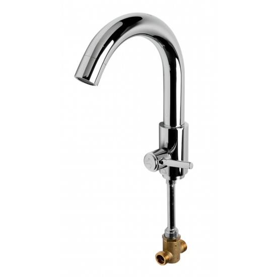 ALFI brand AB2503-PC Deck Mounted Tub Filler with Hand Held Showerhead