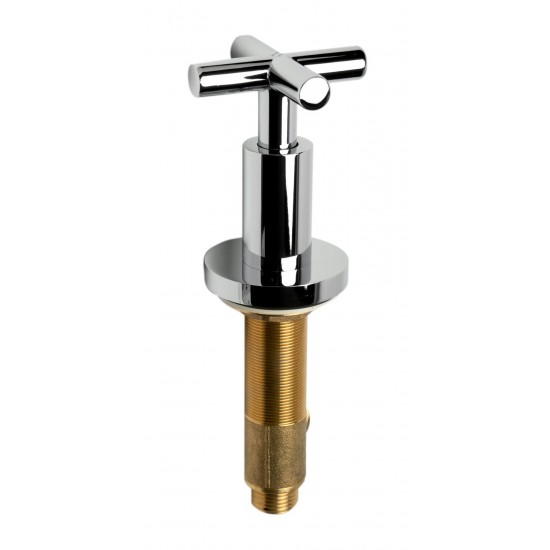 ALFI brand AB2503-PC Deck Mounted Tub Filler with Hand Held Showerhead
