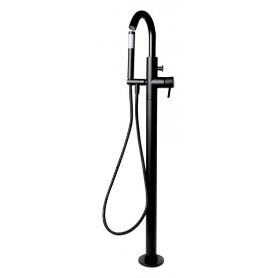 ALFI brand AB2534-BM Floor Mounted Tub Filler Mixer