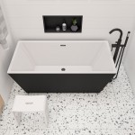 ALFI brand AB2534-BM Floor Mounted Tub Filler Mixer