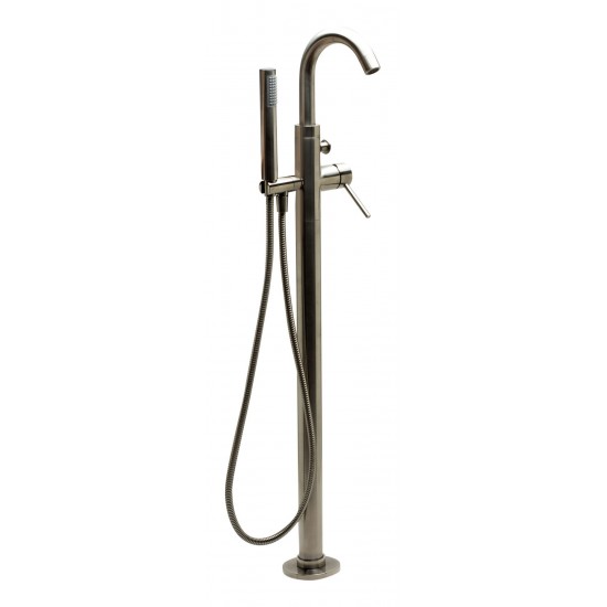 ALFI brand AB2534-BN Floor Mounted Tub Filler Mixer