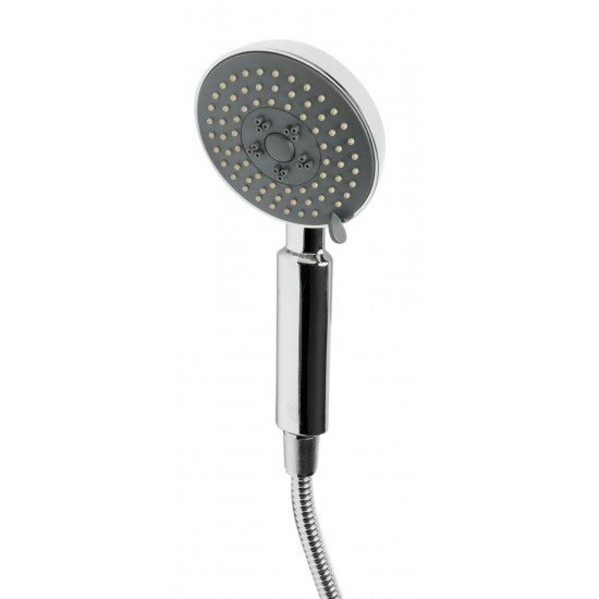 ALFI brand AB2545-PC Polished Chrome Round Style 2 Way Thermostatic Shower Set