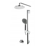 ALFI brand AB2545-PC Polished Chrome Round Style 2 Way Thermostatic Shower Set
