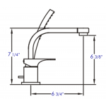 ALFI brandDeck Mounted Tub Filler and Round Hand Held Shower Head