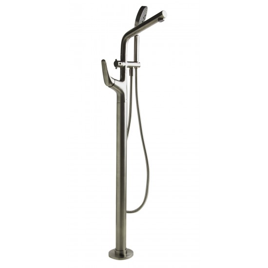ALFI brand AB2758-BN Brushed Nickel Floor Mounted Tub Filler