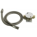 ALFI brand AB2758-BN Brushed Nickel Floor Mounted Tub Filler
