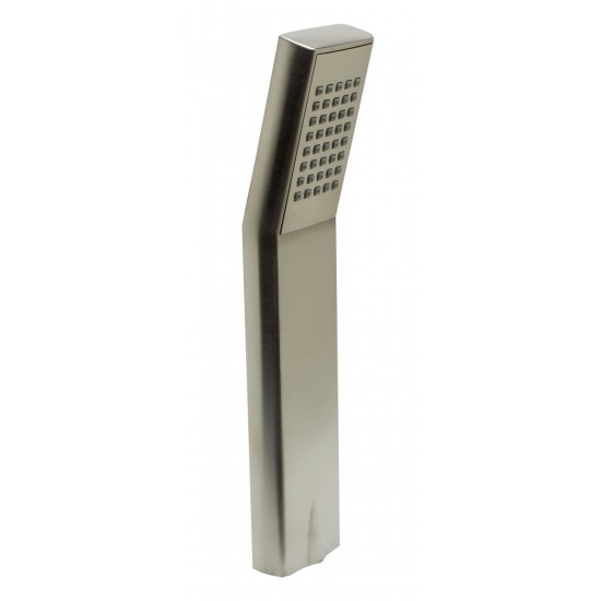 ALFI brand Brushed Nickel Single Hole Floor Mounted Waterfall Tub Filler