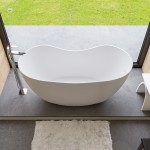 ALFI brand Polished Chrome Single Hole Floor Mounted Waterfall Tub Filler