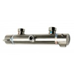 ALFI brand AB2867-BN Brushed Nickel Round Style Thermostatic Exposed Shower Set