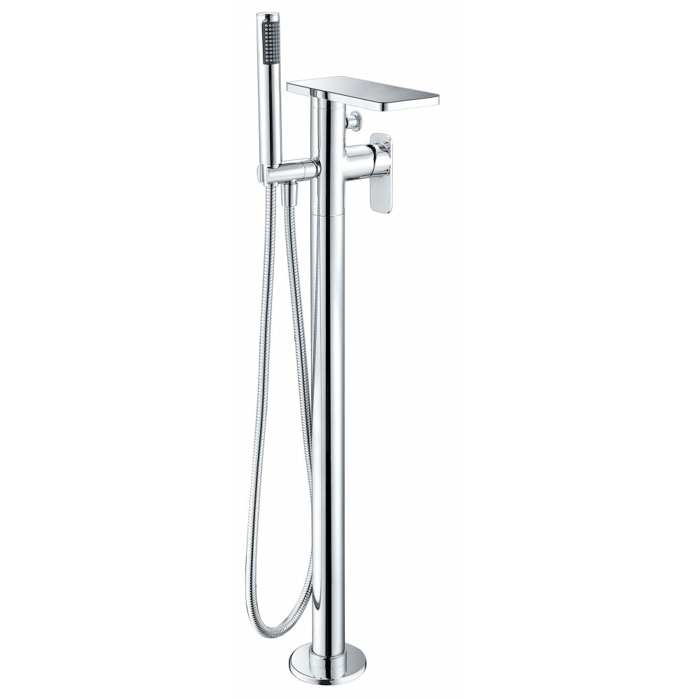 ALFI brand AB2875-PC Polished Chrome Free Standing Floor Mounted Bath Tub Filler
