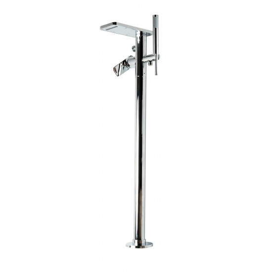 ALFI brand AB2875-PC Polished Chrome Free Standing Floor Mounted Bath Tub Filler
