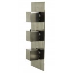 ALFI brandConcealed 4-Way Thermostatic Valve Shower Mixer /w Square Knobs