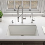 ALFI brand AB3018UD-W 30" White Undermount / Drop In Fireclay Kitchen Sink