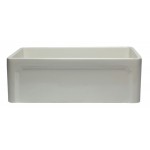 ALFI brand 30 inch Biscuit Reversible Single Fireclay Farmhouse Kitchen Sink