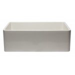 ALFI brand 30 inch Biscuit Reversible Single Fireclay Farmhouse Kitchen Sink