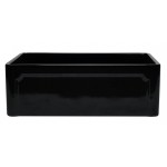 ALFI brand AB3020SB-BG 30 inch Black Reversible Single Kitchen Sink