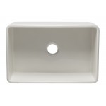 ALFI brand 30 inch White Reversible Single Fireclay Farmhouse Kitchen Sink