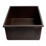 ALFI brand Chocolate 30" Undermount Single Bowl Granite Composite Kitchen Sink