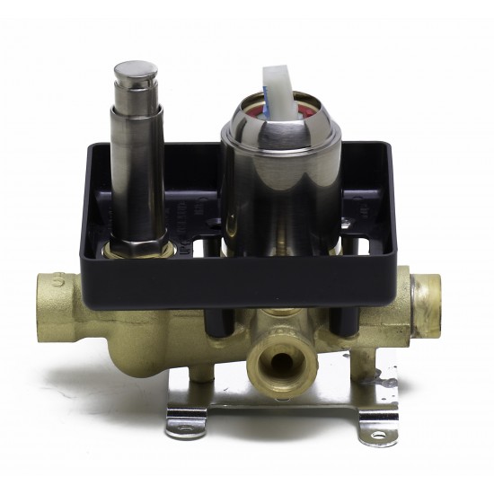 ALFI brandShower Valve Mixer with Rounded Lever Handle and Diverter