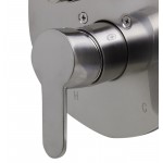 ALFI brandShower Valve Mixer with Rounded Lever Handle and Diverter