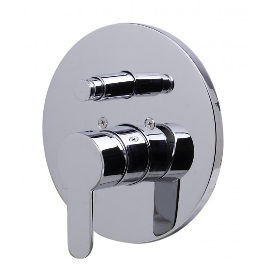 ALFI brand Shower Valve Mixer with Rounded Lever Handle and Diverter