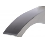 ALFI brand AB3301-BN Brushed Nickel Curved Wallmounted Tub Filler Bathroom Spout