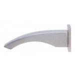 ALFI brand AB3301-BN Brushed Nickel Curved Wallmounted Tub Filler Bathroom Spout