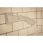 ALFI brand Polished Chrome Curved Wallmounted Tub Filler Bathroom Spout