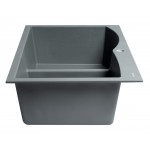 ALFI brand Titanium 33" Double Bowl Drop In Granite Composite Kitchen Sink