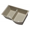 ALFI brand Biscuit 33" Double Bowl Undermount Granite Composite Kitchen Sink