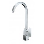 ALFI brand AB3470-PC Polished Chrome Gooseneck Single Hole Bathroom Faucet