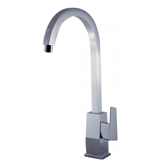 ALFI brand AB3470-PC Polished Chrome Gooseneck Single Hole Bathroom Faucet