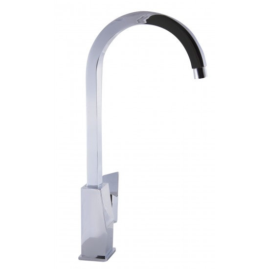 ALFI brand AB3470-PC Polished Chrome Gooseneck Single Hole Bathroom Faucet