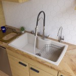 ALFI brand Biscuit 35" Drop-In Single Bowl Granite Composite Kitchen Sink