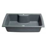 ALFI brand Titanium 35" Drop-In Single Bowl Granite Composite Kitchen Sink