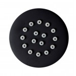 ALFI brand AB3830-BM Black Matte 2" Round Adjustable Shower Body Spray