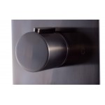 ALFI brand AB3901-BN Brushed Nickel Round 2 Way Thermostatic Shower Mixer