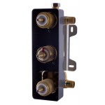 ALFI brand AB3901-BN Brushed Nickel Round 2 Way Thermostatic Shower Mixer