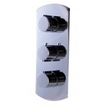 ALFI brand AB3901-PC Polished Chrome Round 2 Way Thermostatic Shower Mixer