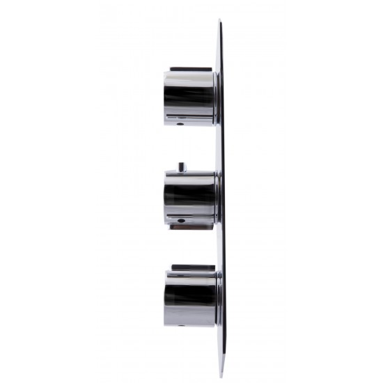ALFI brand AB3901-PC Polished Chrome Round 2 Way Thermostatic Shower Mixer
