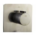 ALFI brandConcealed 4-Way Thermostatic Valve Shower Mixer /w Round Knobs