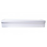 ALFI brand AB48TR 48" White Above Mount Fireclay Bath Trough Sink