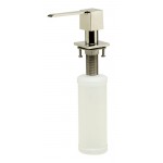 ALFI brand AB5007-PSS Modern Square Polished Stainless Steel Soap Dispenser