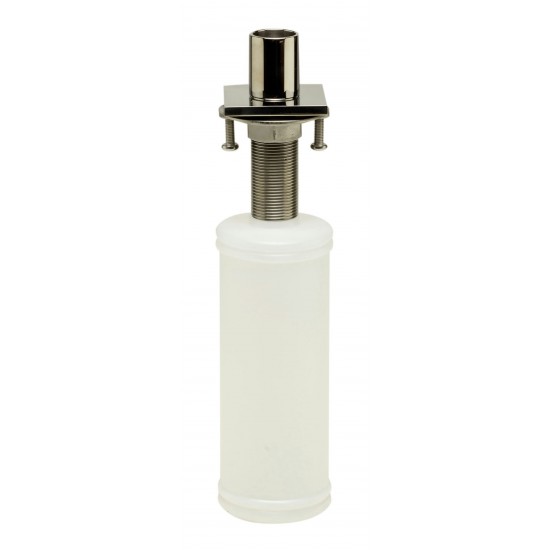 ALFI brand AB5007-PSS Modern Square Polished Stainless Steel Soap Dispenser