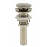 ALFI brand AB5009-BSS Brushed Stainless Steel Pop Up Drain for Sink w/o Overflow
