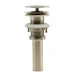 ALFI brand AB5009-BSS Brushed Stainless Steel Pop Up Drain for Sink w/o Overflow